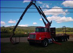 Prentice TS33 drywall crane truck 